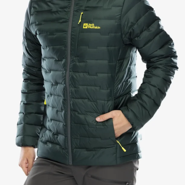 Cumpăra Geaca matlasata Jack Wolfskin Passamani Down Hoody - black olive