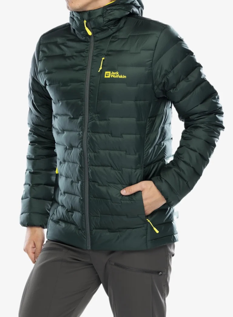 Cumpăra Geaca matlasata Jack Wolfskin Passamani Down Hoody - black olive