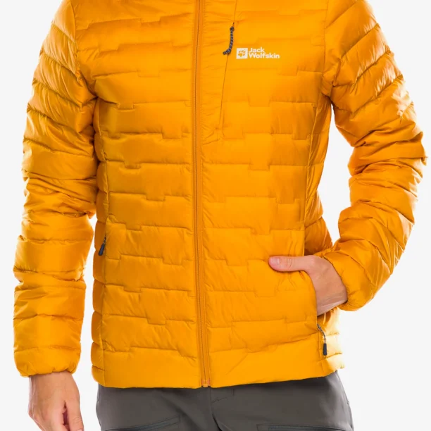 Geaca matlasata Jack Wolfskin Passamani Down Hoody - safflower