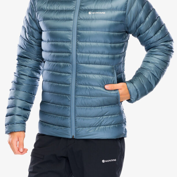 Cumpăra Geaca matlasata Montane Anti-Freeze Hoodie - stone blue