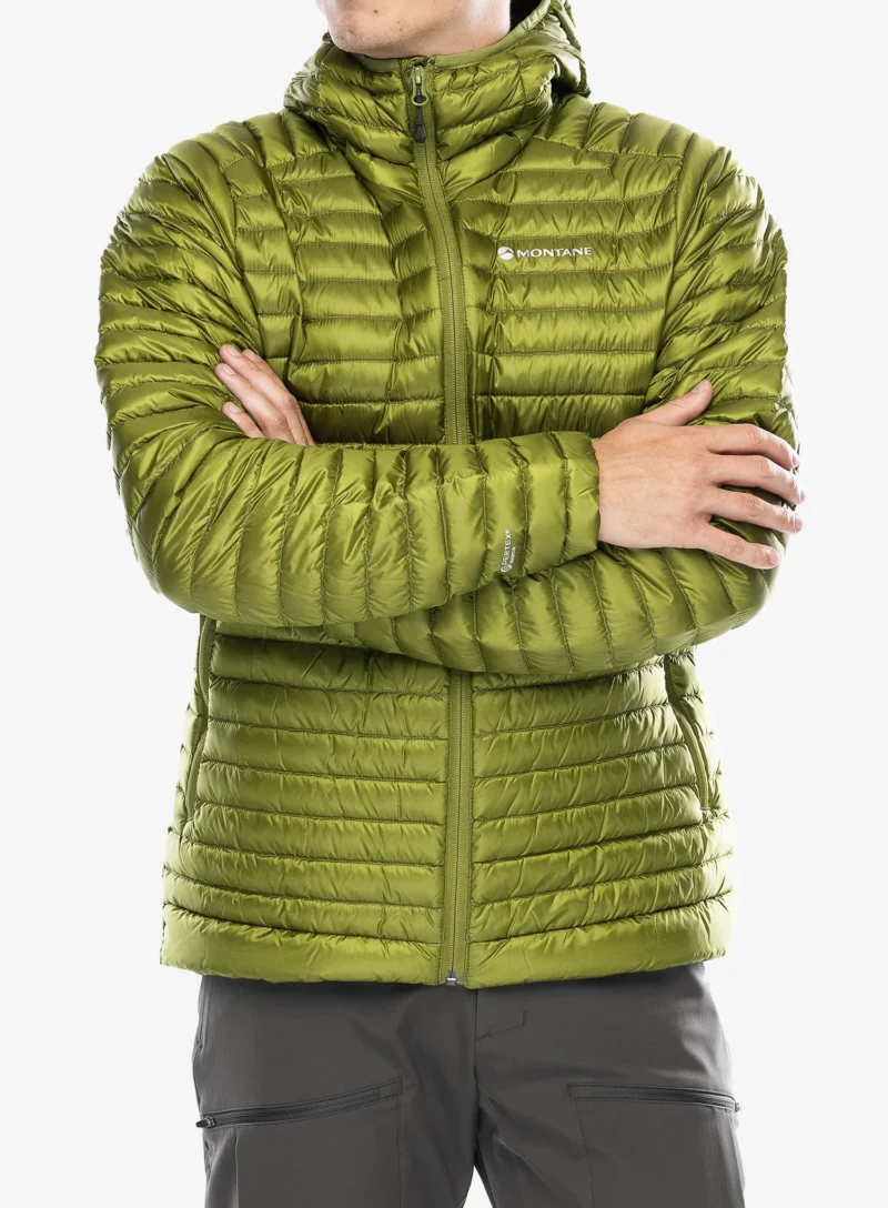 Original Geaca matlasata Montane Anti-Freeze Lite Hoodie - alder green