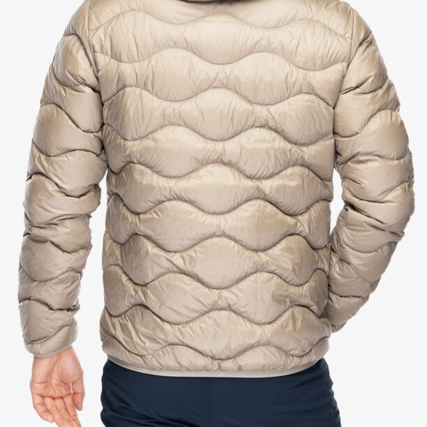 Geaca matlasata Peak Performance Helium Down Hood Jacket - avid beige preţ