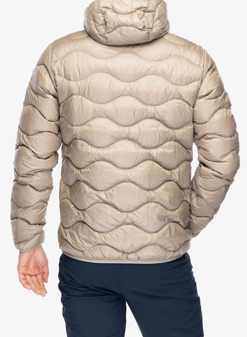 Geaca matlasata Peak Performance Helium Down Hood Jacket - avid beige preţ