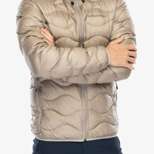 Preţ Geaca matlasata Peak Performance Helium Down Hood Jacket - avid beige