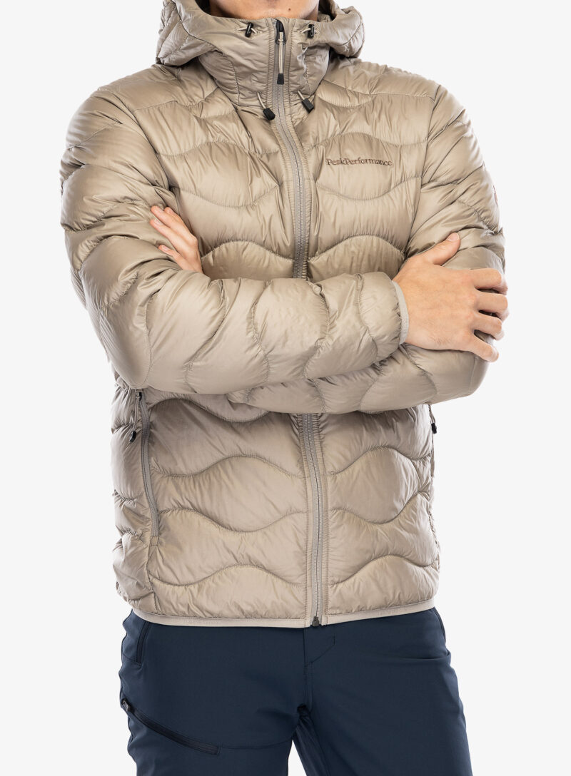 Preţ Geaca matlasata Peak Performance Helium Down Hood Jacket - avid beige