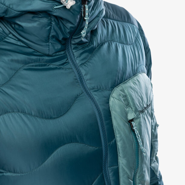 Original Geaca matlasata Peak Performance Helium Utility Down Hood Jacket - infinity teel