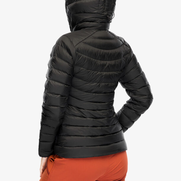 Original Geaca matlasata femei Arcteryx Cerium Hoody - black/black