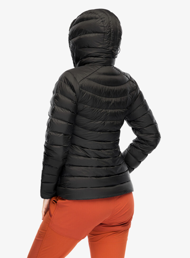 Original Geaca matlasata femei Arcteryx Cerium Hoody - black/black