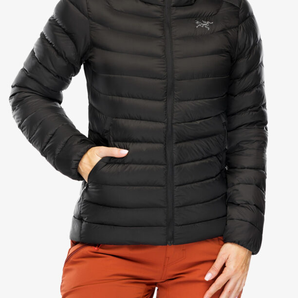 Geaca matlasata femei Arcteryx Cerium Hoody - black/black