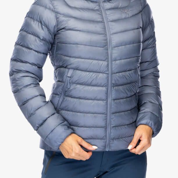 Geaca matlasata femei Arcteryx Cerium Hoody - stratus