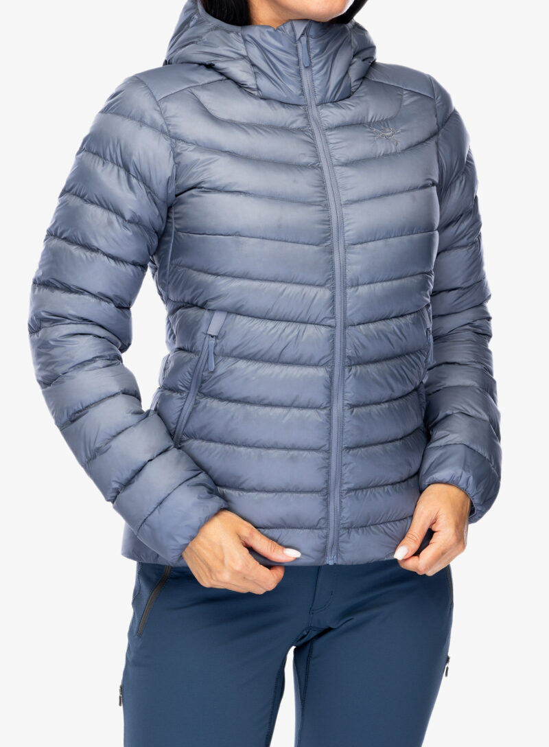 Geaca matlasata femei Arcteryx Cerium Hoody - stratus