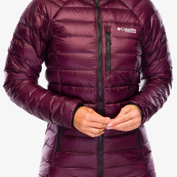 Geaca matlasata femei Columbia Arctic Crest Down Hooded Jacket - moonvista