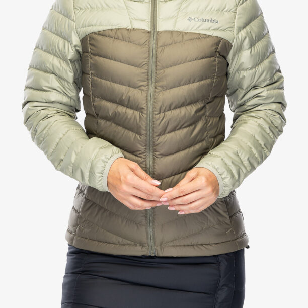 Cumpăra Geaca matlasata femei Columbia Westridge Hooded Down Jacket - safari/stone green