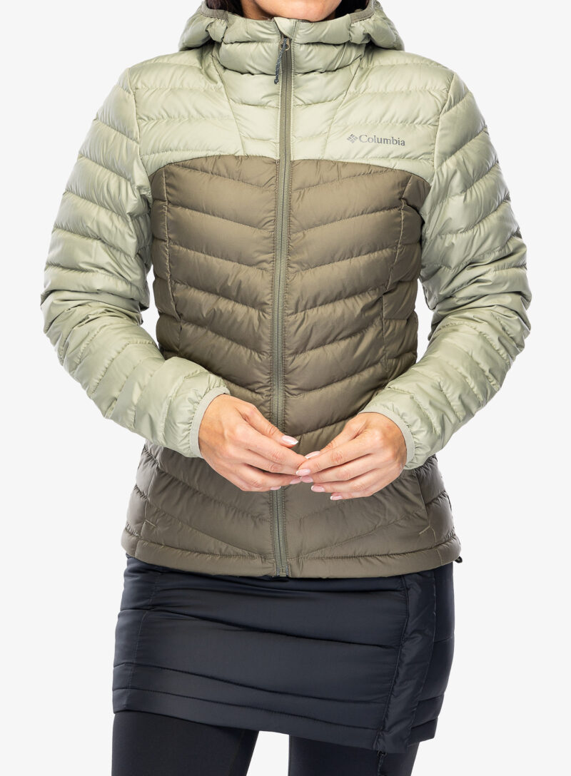 Cumpăra Geaca matlasata femei Columbia Westridge Hooded Down Jacket - safari/stone green