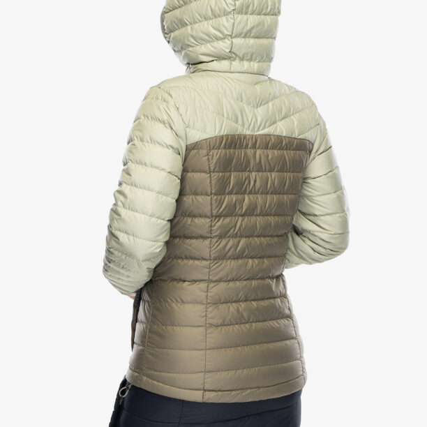 Preţ Geaca matlasata femei Columbia Westridge Hooded Down Jacket - safari/stone green