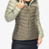 Geaca matlasata femei Columbia Westridge Hooded Down Jacket - safari/stone green