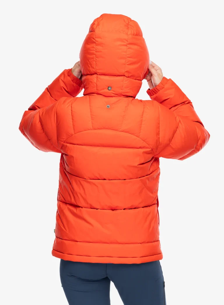 Original Geaca matlasata femei Fjallraven Expedition Down Lite Jacket - flame orange/un blue