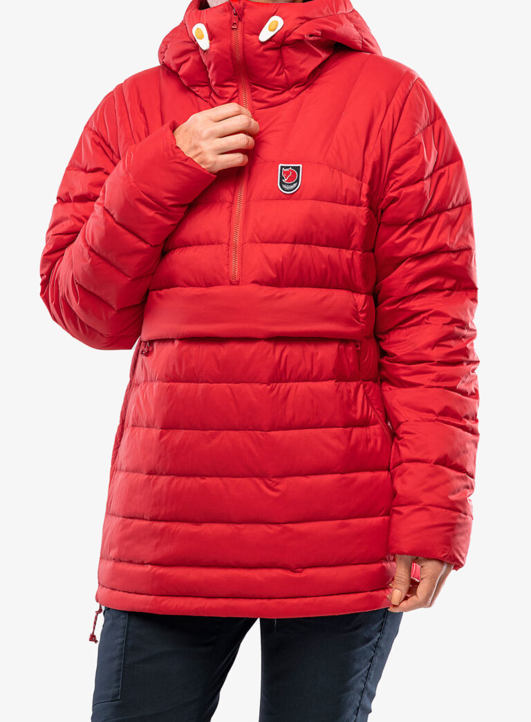 Original Geaca matlasata femei Fjallraven Expedition Pack Down Anorak - true red