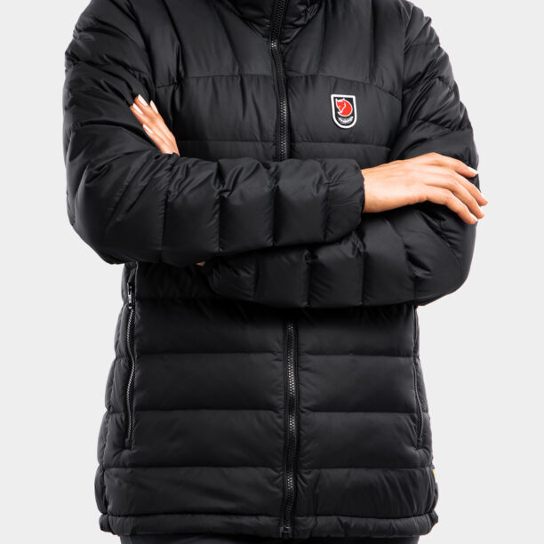 Geaca matlasata femei Fjallraven Expedition Pack Down Hoodie - black