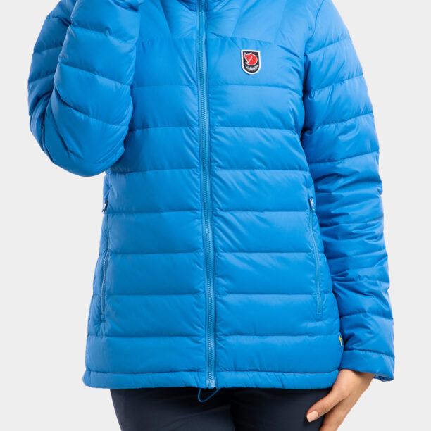 Geaca matlasata femei Fjallraven Expedition Pack Down Hoodie - un blue