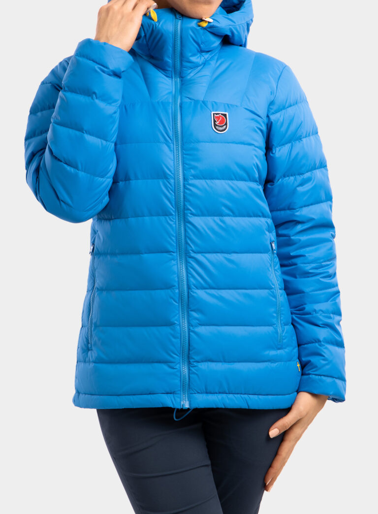 Geaca matlasata femei Fjallraven Expedition Pack Down Hoodie - un blue