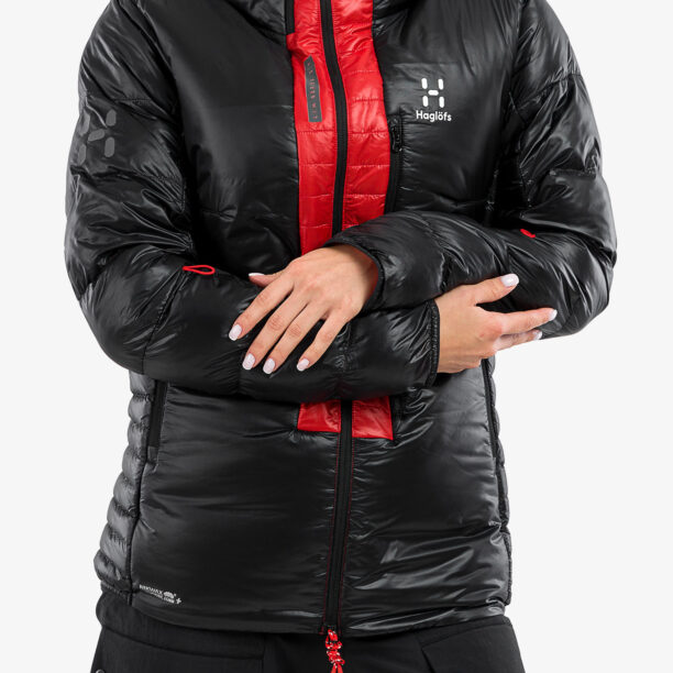 Cumpăra Geaca matlasata femei Haglofs L.I.M ZT Down Jacket - zenith red/true black