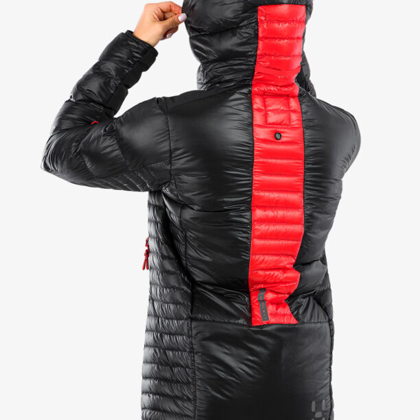 Preţ Geaca matlasata femei Haglofs L.I.M ZT Down Jacket - zenith red/true black