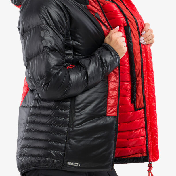 Original Geaca matlasata femei Haglofs L.I.M ZT Down Jacket - zenith red/true black