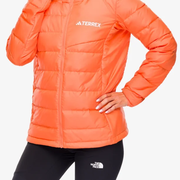 Cumpăra Geaca matlasata femei adidas TERREX Multi Light Down Hooded Jacket - amber tint