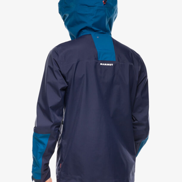 Original Geaca schi Mammut Haldigrat Air HS Hooded Jacket - marine/deep ice