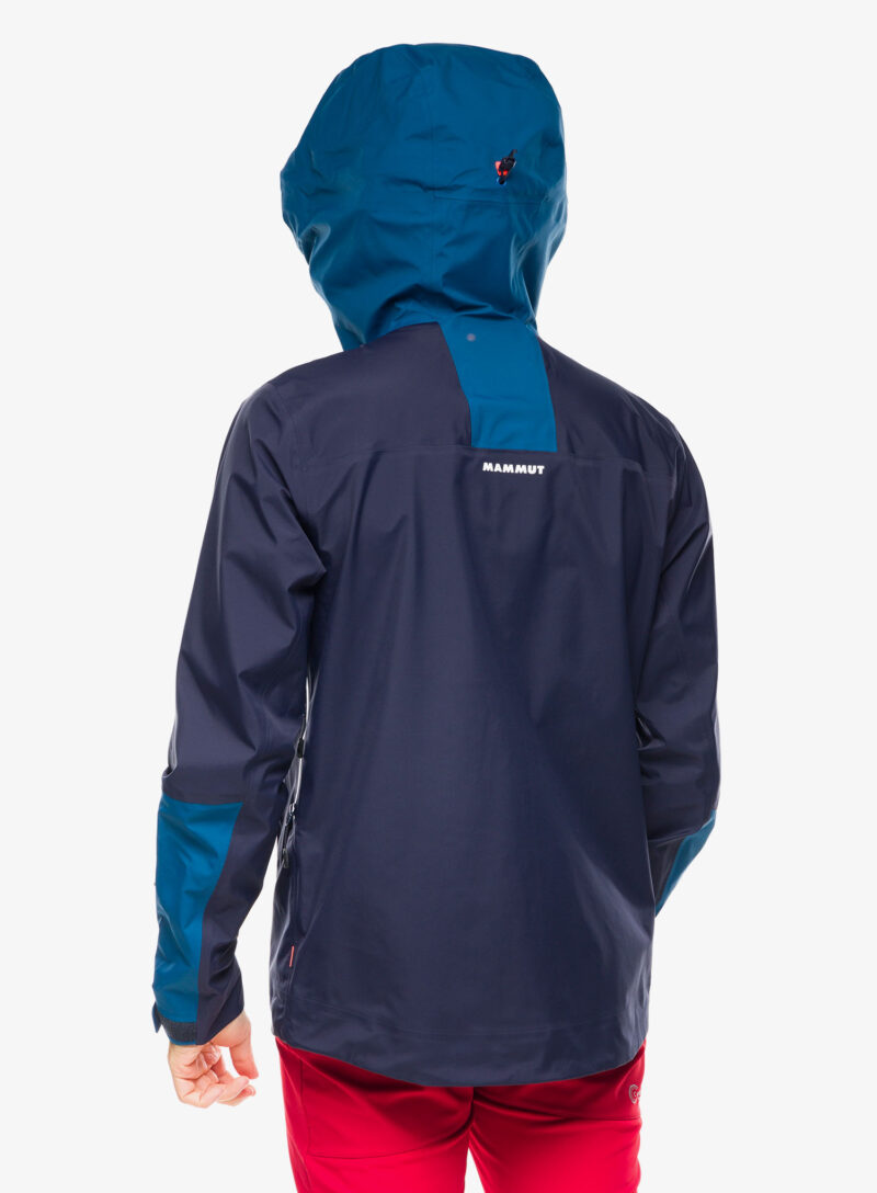 Original Geaca schi Mammut Haldigrat Air HS Hooded Jacket - marine/deep ice