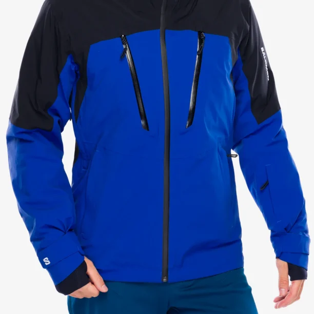 Cumpăra Geaca schi Salomon Brilliant Jacket - surf the web/deep black