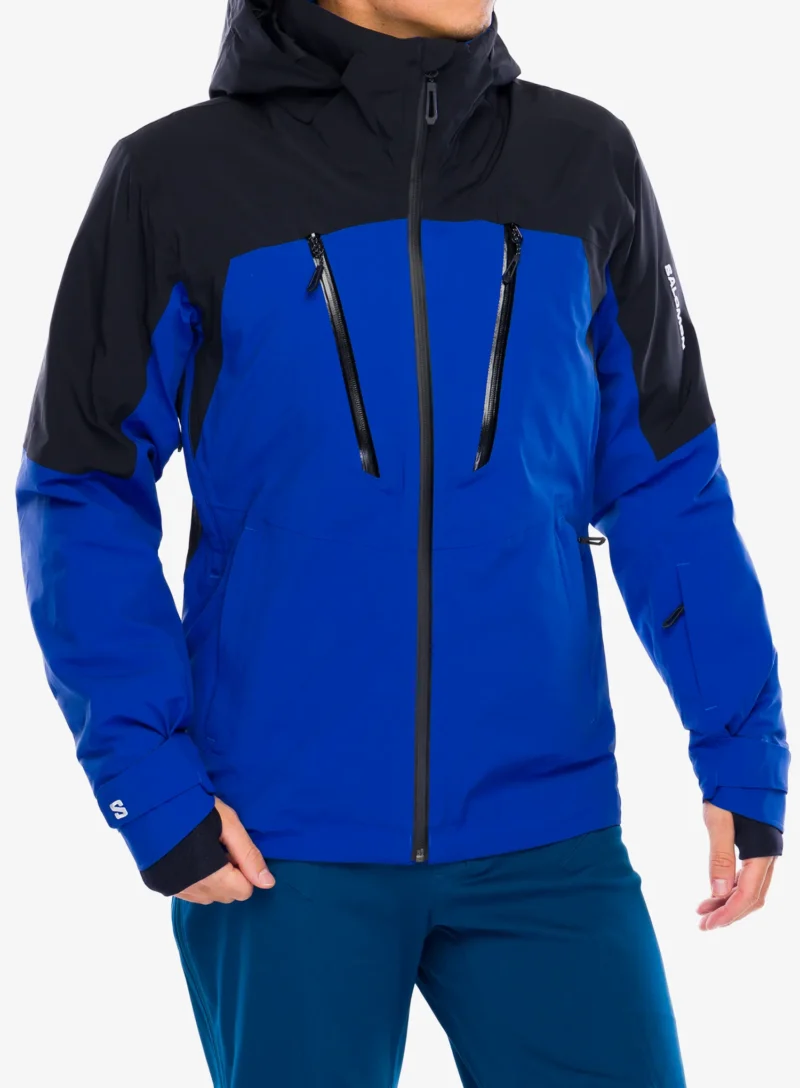 Cumpăra Geaca schi Salomon Brilliant Jacket - surf the web/deep black