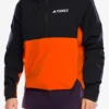 Geaca schi adidas TERREX Xperior 2L Lined RAIN.RDY Anorak - blk/aurora blk/semi im orange