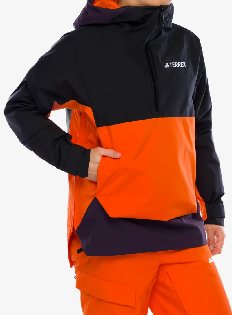 Cumpăra Geaca schi adidas TERREX Xperior 2L Lined RAIN.RDY Anorak - blk/aurora blk/semi im orange