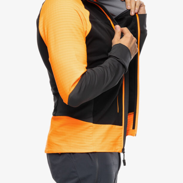 Cumpăra Geaca schi de tura The North Face Dawn Turn Softshell FZ - black/orange