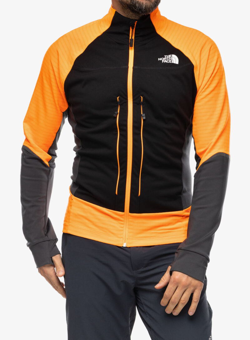 Geaca schi de tura The North Face Dawn Turn Softshell FZ - black/orange