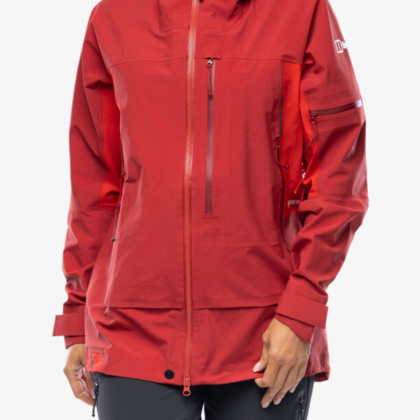 Geaca schi de tura femei Berghaus MTN Arete Descend GTX Jacket - red dahlia/goji berry