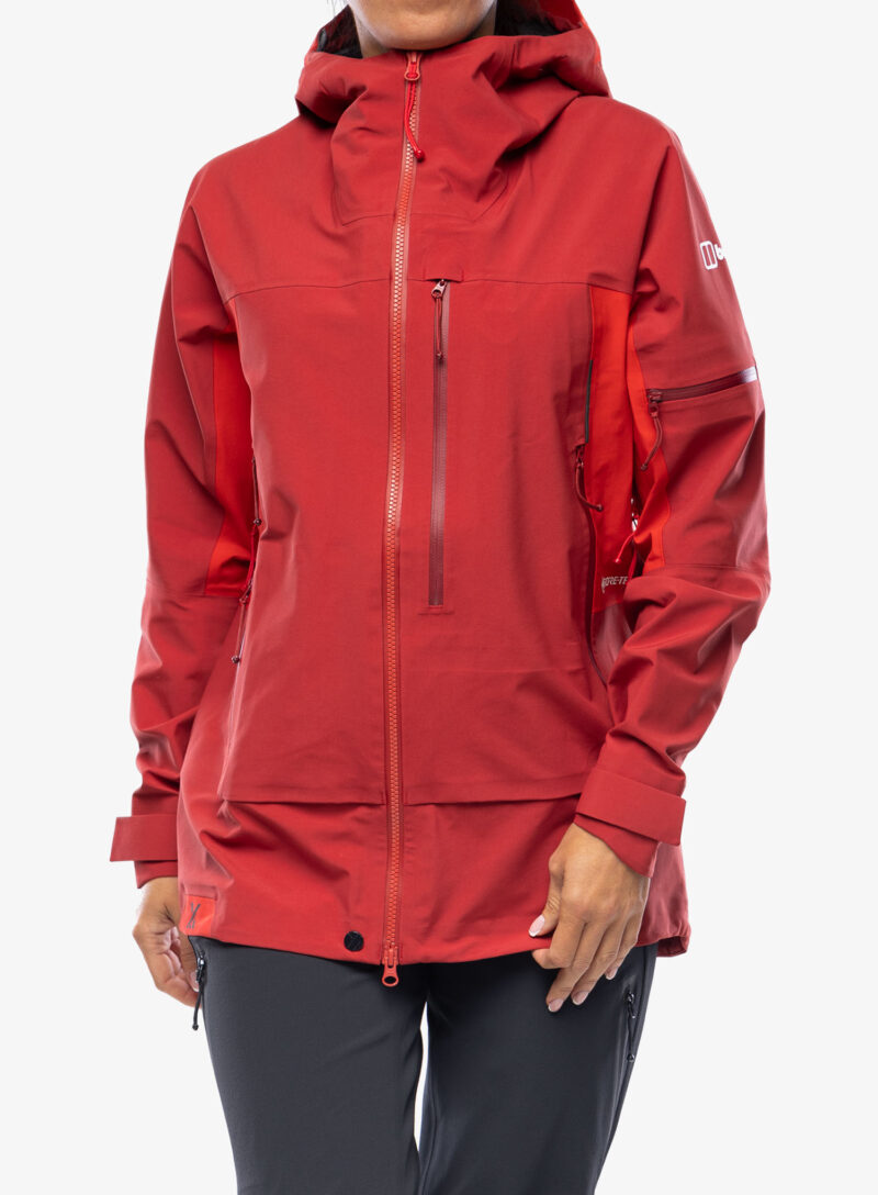 Geaca schi de tura femei Berghaus MTN Arete Descend GTX Jacket - red dahlia/goji berry