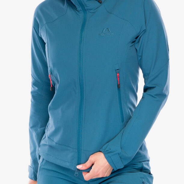 Geaca schi de tura femei Mountain Equipment Frontier Hooded Jacket - indian teal