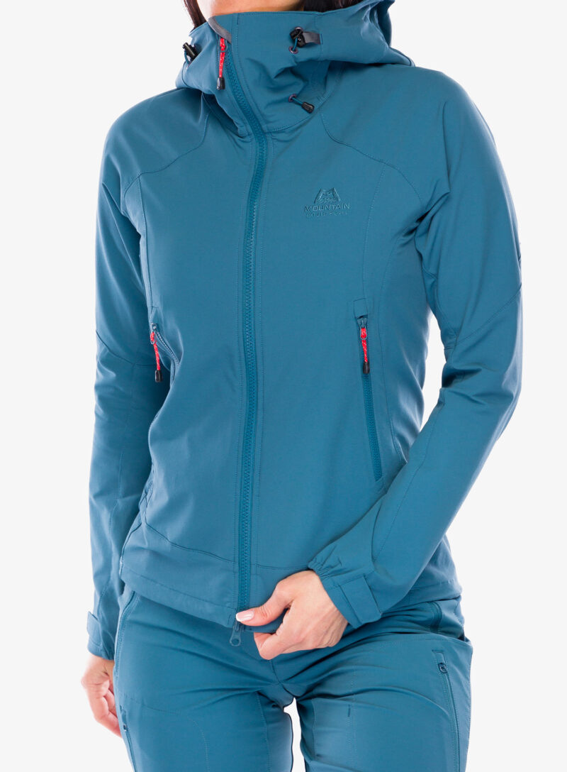 Geaca schi de tura femei Mountain Equipment Frontier Hooded Jacket - indian teal