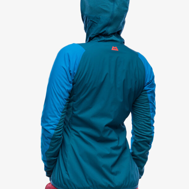 Original Geaca schi de tura femei Mountain Equipment Switch Pro Hooded Jacket - majolica blue/mykonos blue