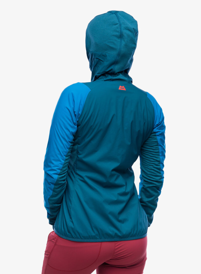 Original Geaca schi de tura femei Mountain Equipment Switch Pro Hooded Jacket - majolica blue/mykonos blue