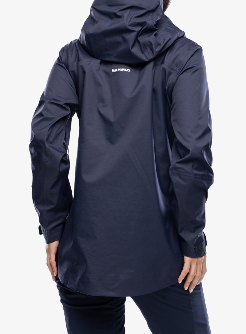 Geaca schi femei Mammut Haldigrat Air HS Hooded Jacket - marine/white preţ