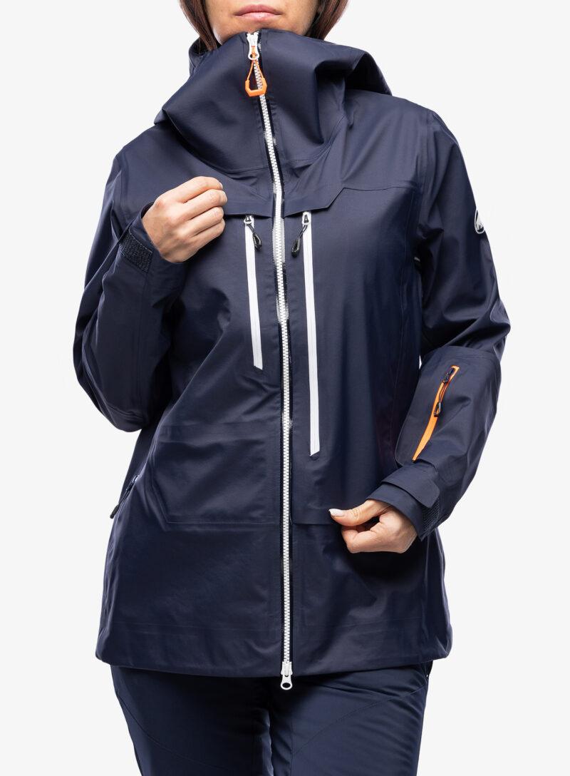 Geaca schi femei Mammut Haldigrat Air HS Hooded Jacket - marine/white