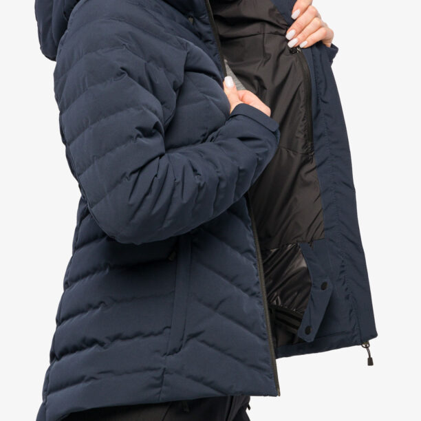 Original Geaca schi femei Peak Performance Frost Ski Jacket - blue shadow