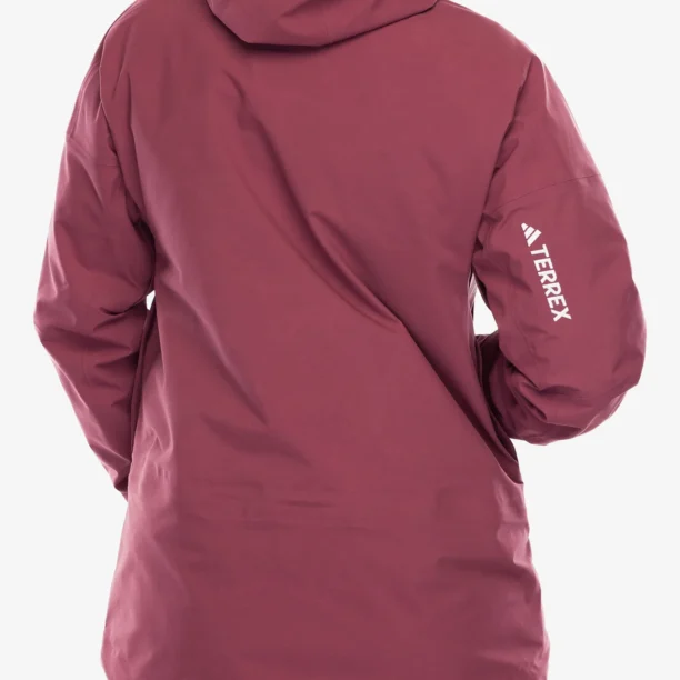 Preţ Geaca schi femei adidas TERREX Techrock 3L GORE-TEX C-Knit Jacket - quiet crimson