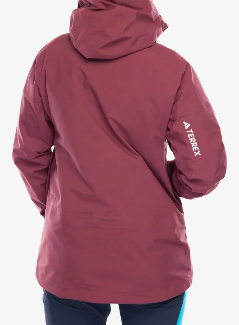 Preţ Geaca schi femei adidas TERREX Techrock 3L GORE-TEX C-Knit Jacket - quiet crimson