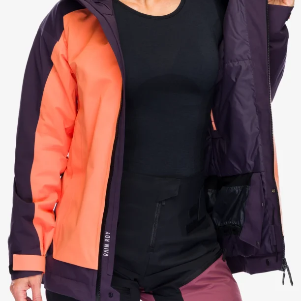 Original Geaca schi femei adidas TERREX Xperior 2L Insulated RAIN.RDY Jacket - amber tint/aurora black