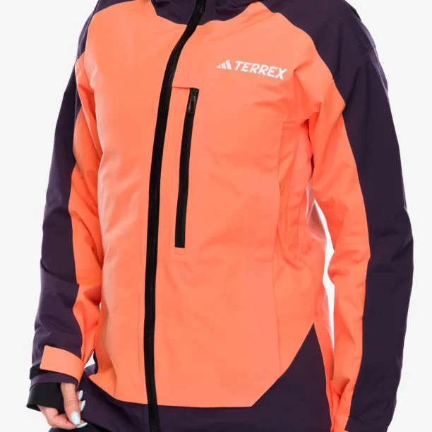 Geaca schi femei adidas TERREX Xperior 2L Insulated RAIN.RDY Jacket - amber tint/aurora black